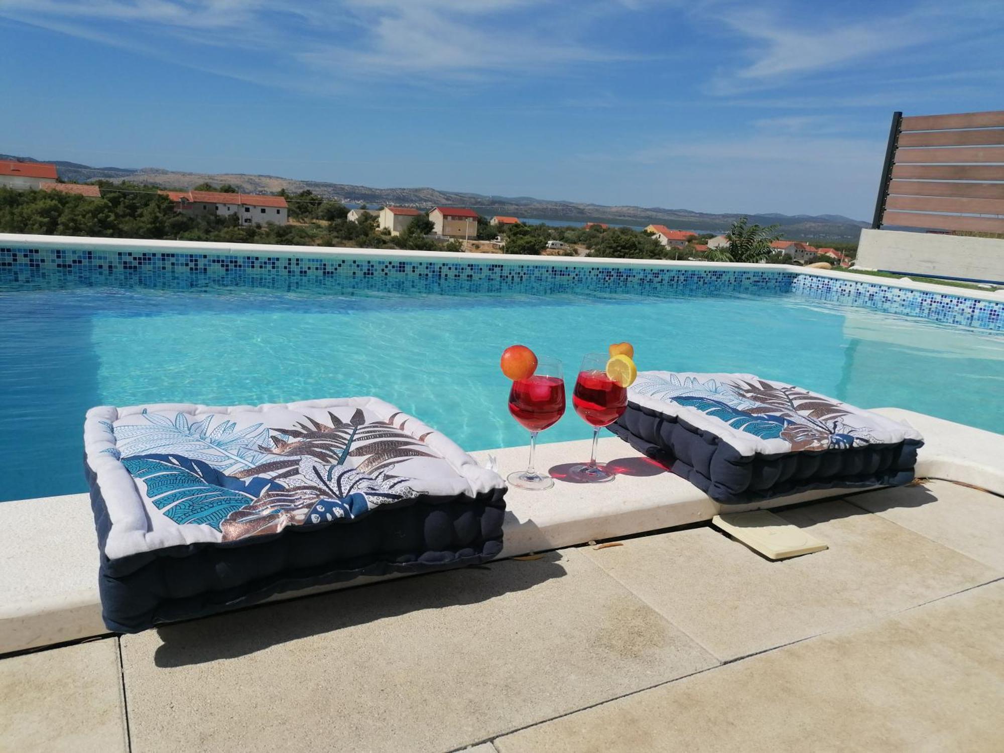Villa Scolopax Rusticola Skradin With Heated Pool Extérieur photo