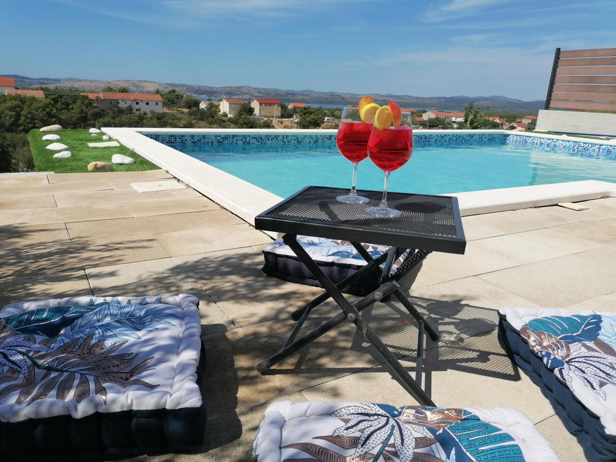 Villa Scolopax Rusticola Skradin With Heated Pool Extérieur photo