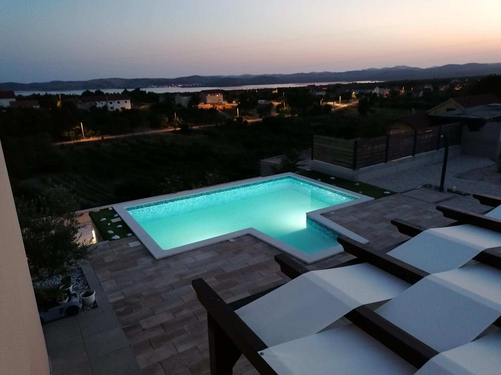 Villa Scolopax Rusticola Skradin With Heated Pool Extérieur photo