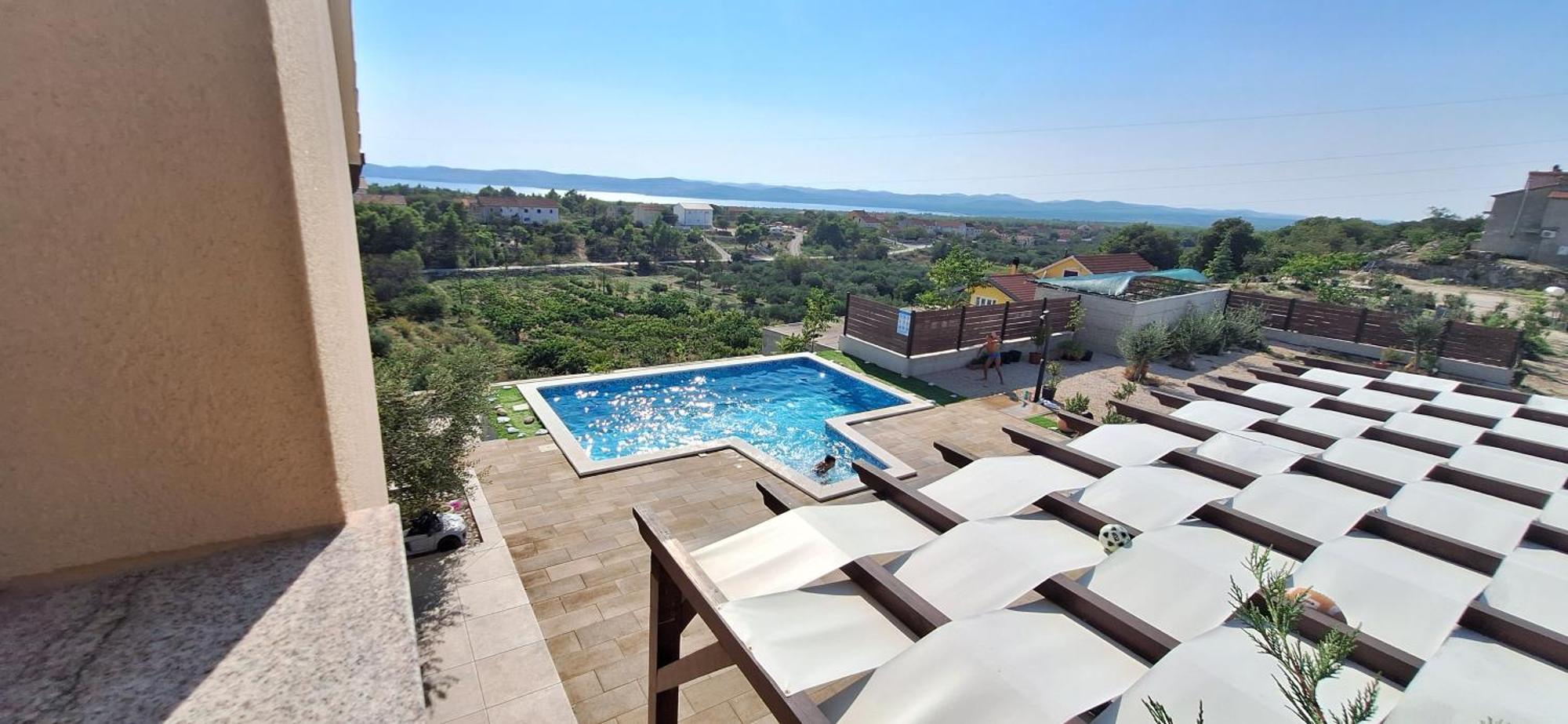 Villa Scolopax Rusticola Skradin With Heated Pool Extérieur photo